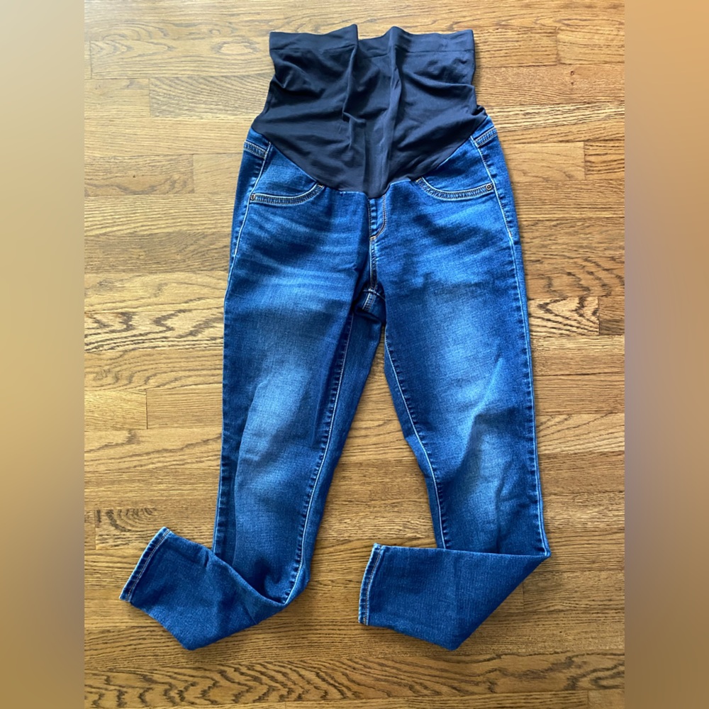 Maternity a:glow Full Belly Panel Jeans - Size 8
